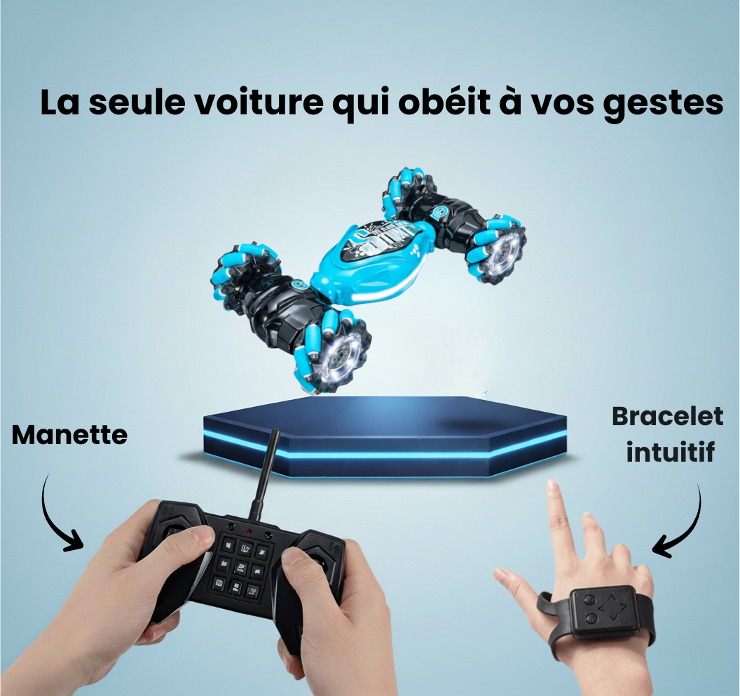 Voiture Télécommandé GestiX qui réagit à vos gestes